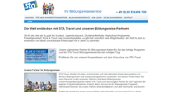 Desktop Screenshot of bildungsreisen.statravel.de